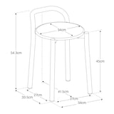 中でも外でも使える　アルミスツール