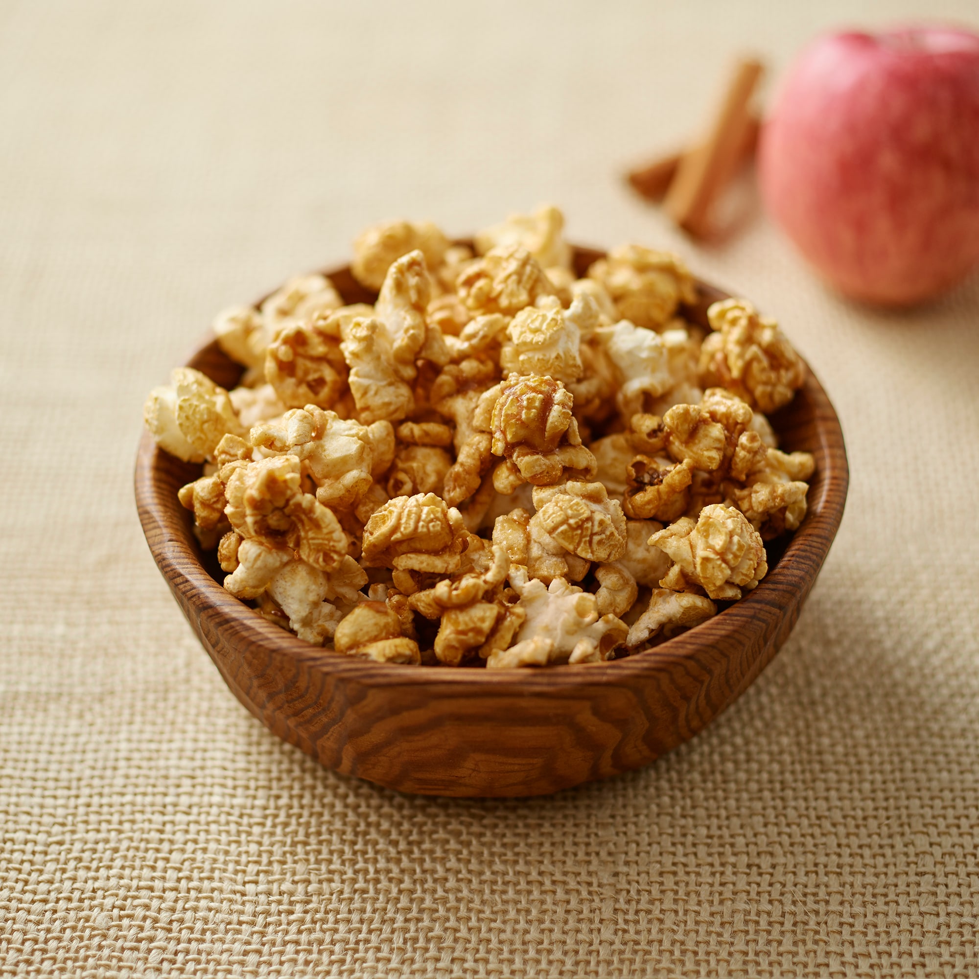 りんごとシナモンのポップコーン