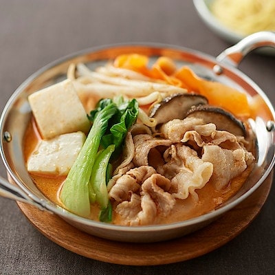 【９月上旬発売予定】ひとり分からつくれる鍋の素　胡麻味噌担々鍋　１人前×２袋