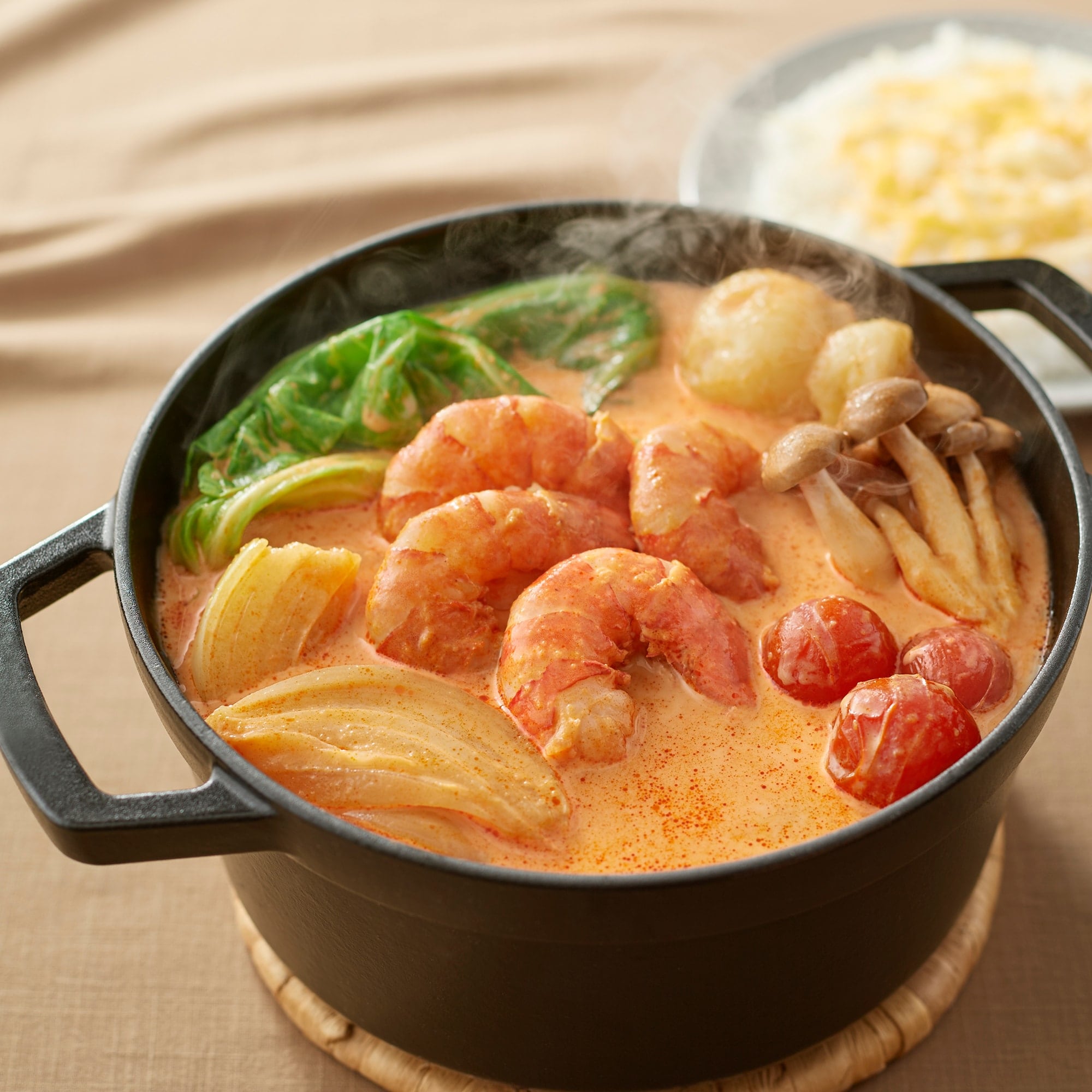 手づくり鍋の素　海老のビスク鍋