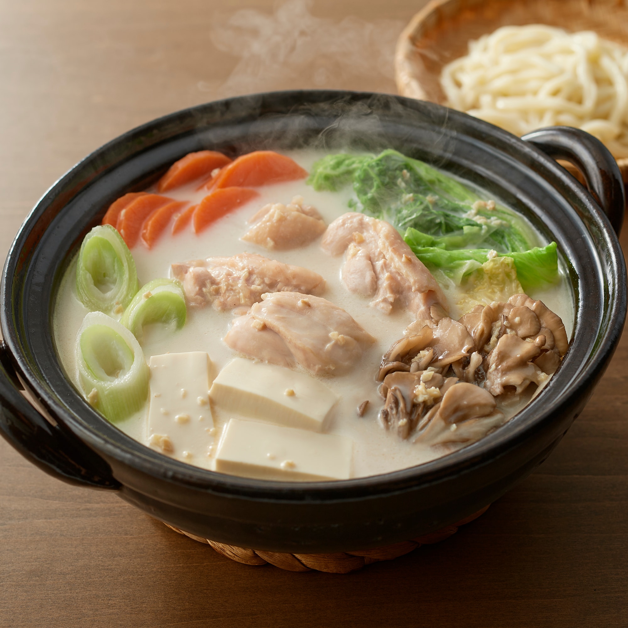 手づくり鍋の素　鶏白湯生姜鍋