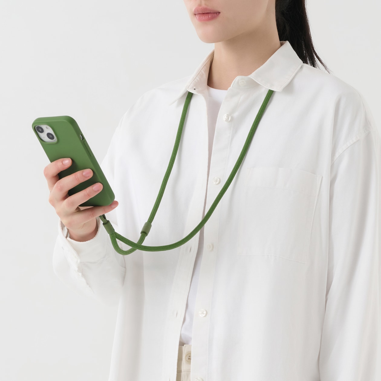 ポリエステル　ネックストラップ　スマートフォン用