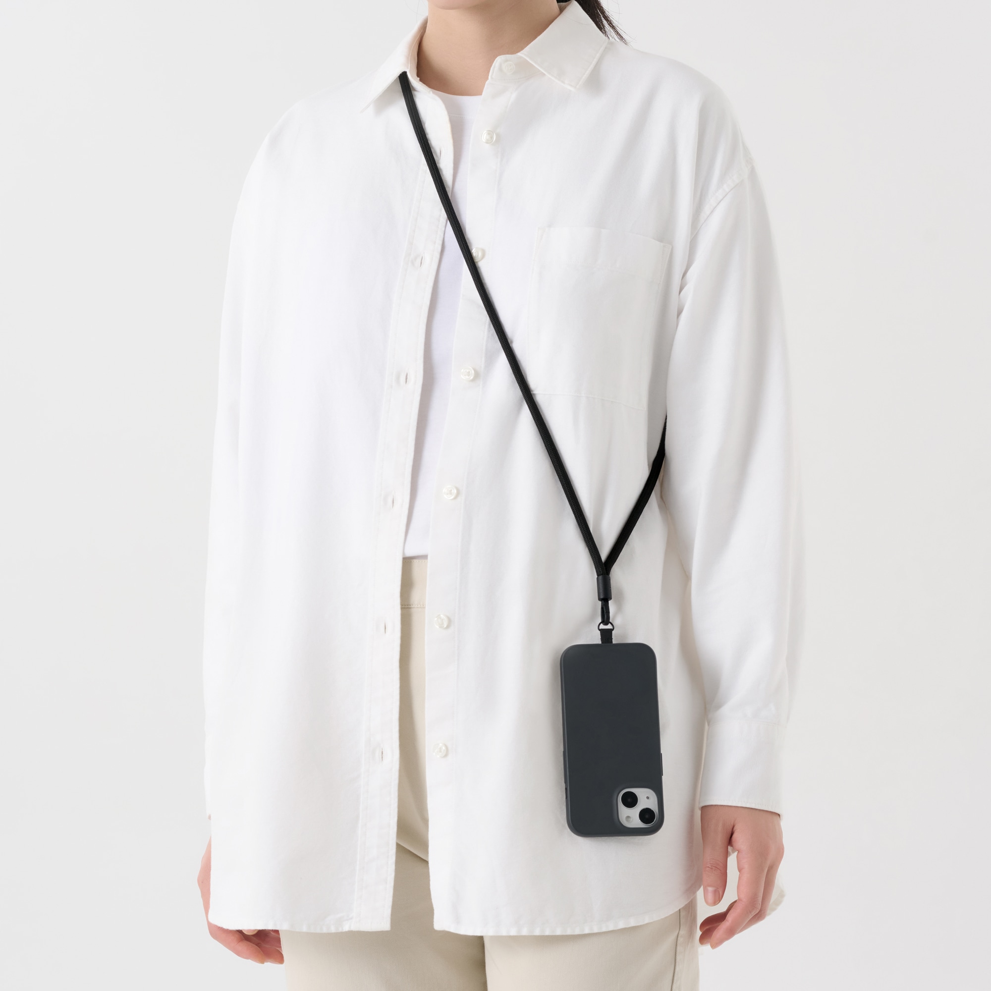 ポリエステル　ネックストラップ　スマートフォン用