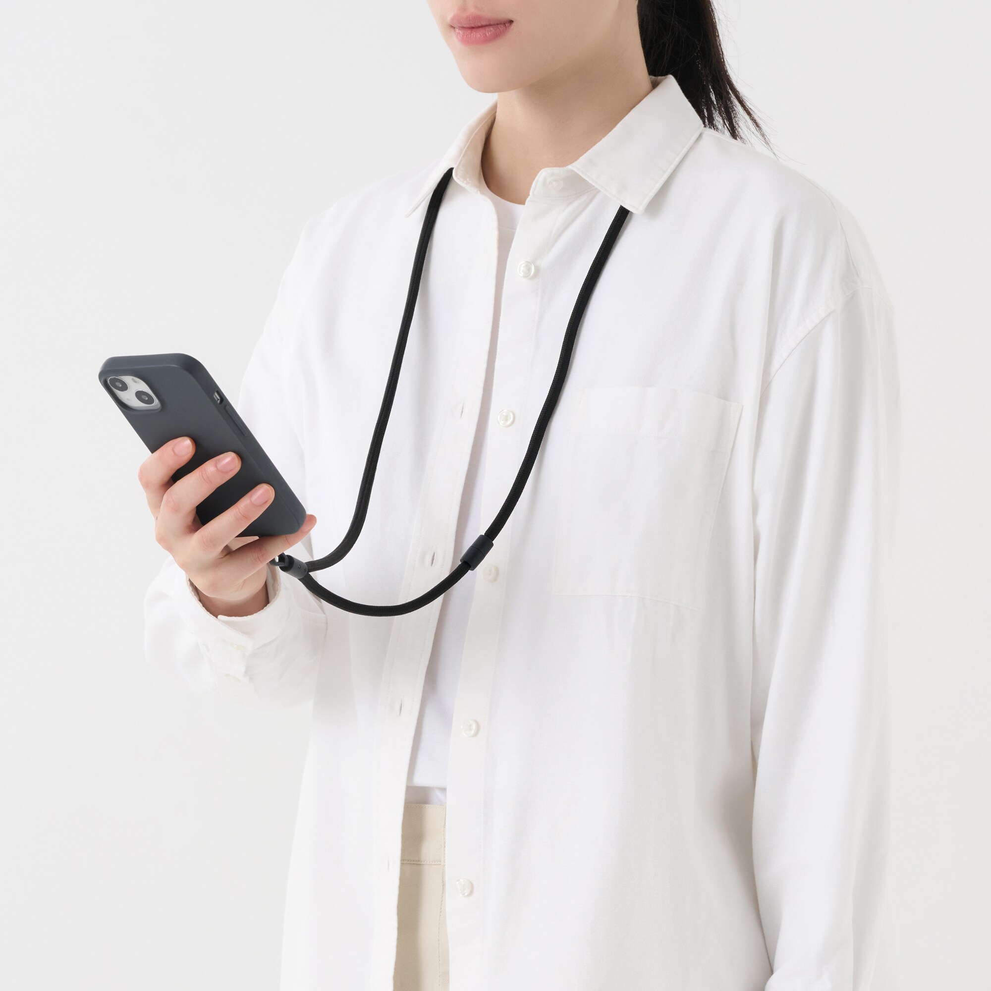 ポリエステル ネックストラップ スマートフォン用 | 無印良品