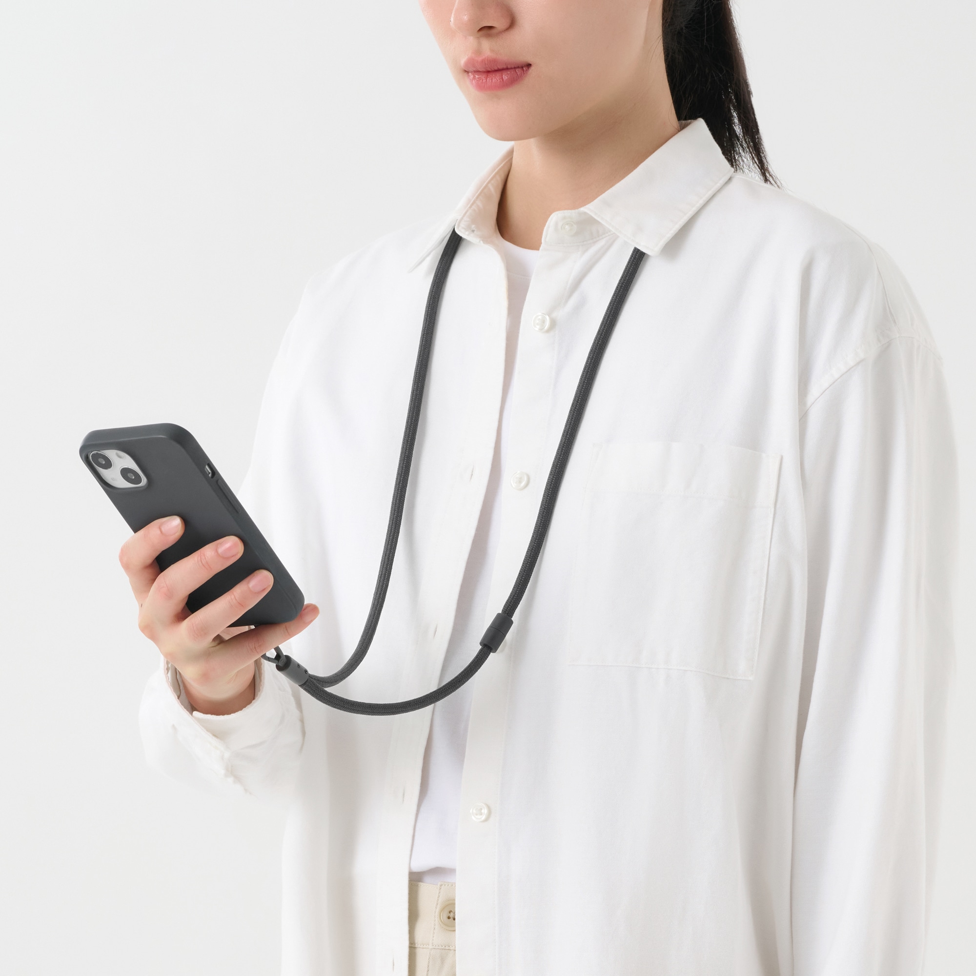 ポリエステル ネックストラップ スマートフォン用 | 無印良品