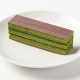世界のお菓子　抹茶のオペラケーキ