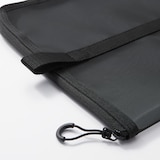 ナイロンメッシュ　縦型書類ケース・仕切り付