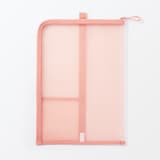 ナイロンメッシュ　縦型書類ケース・仕切り付