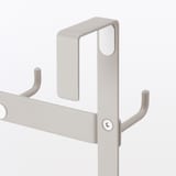 ドアにつける収納　高さ調節できるフック　ポケット付