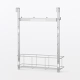 シンク扉につける収納　高さ調節できるフック　ポケット付