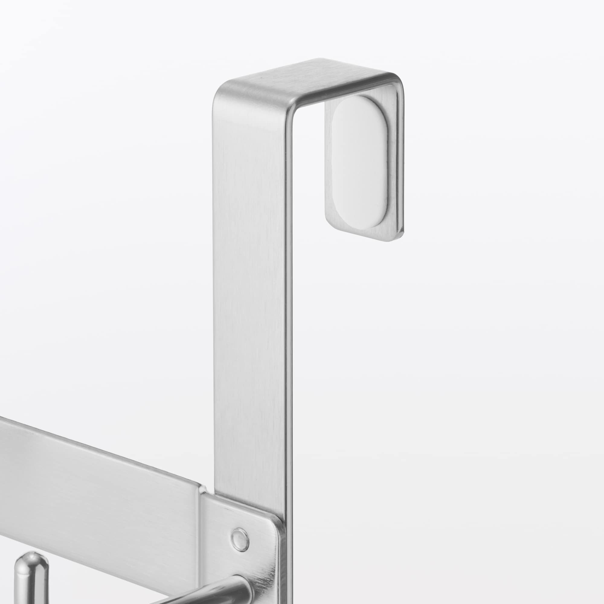 シンク扉につける収納　高さ調節できるフック　ポケット付