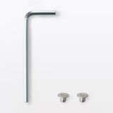 シンク扉につける収納　高さ調節できるフック用追加フック