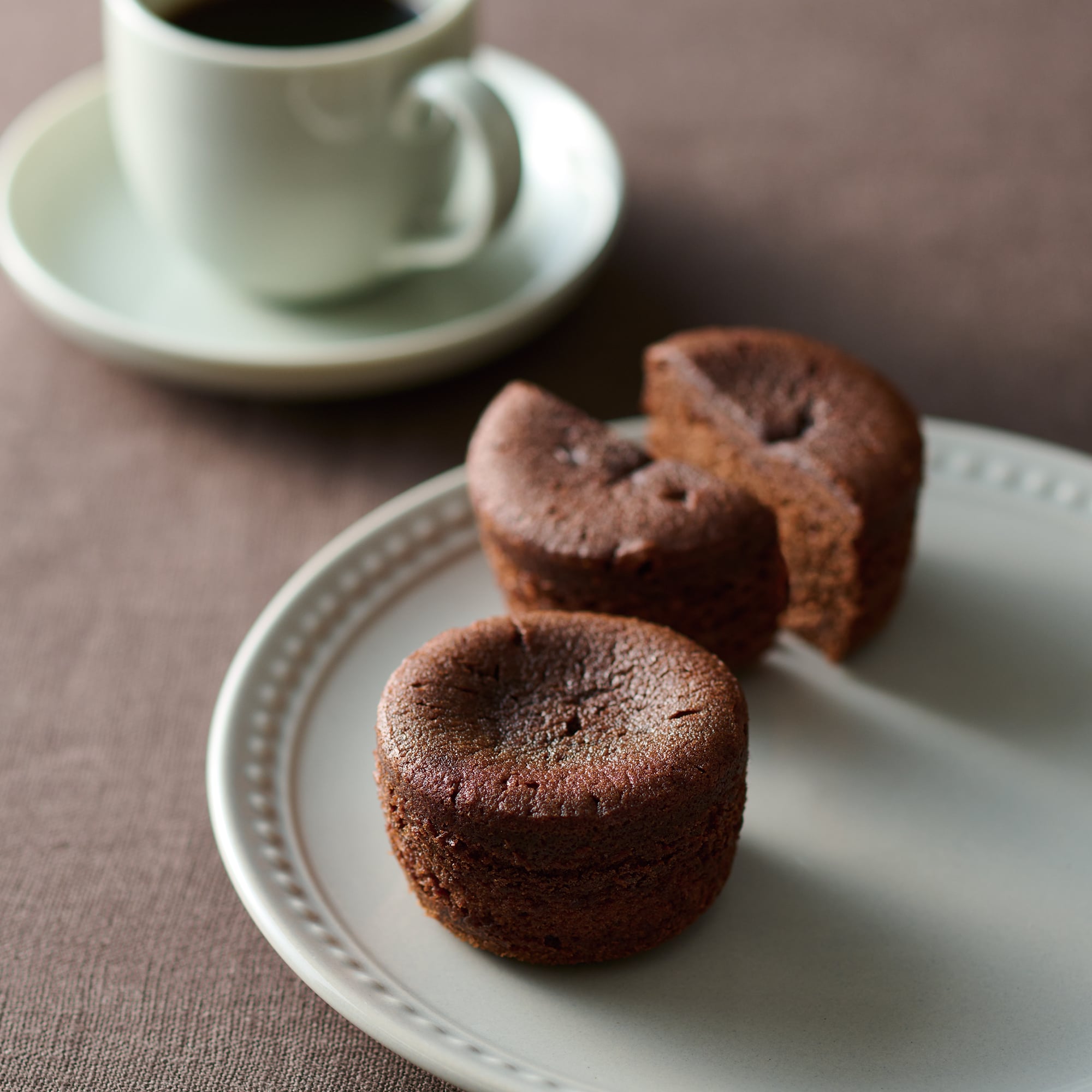 生チョコ入りガトーショコラ