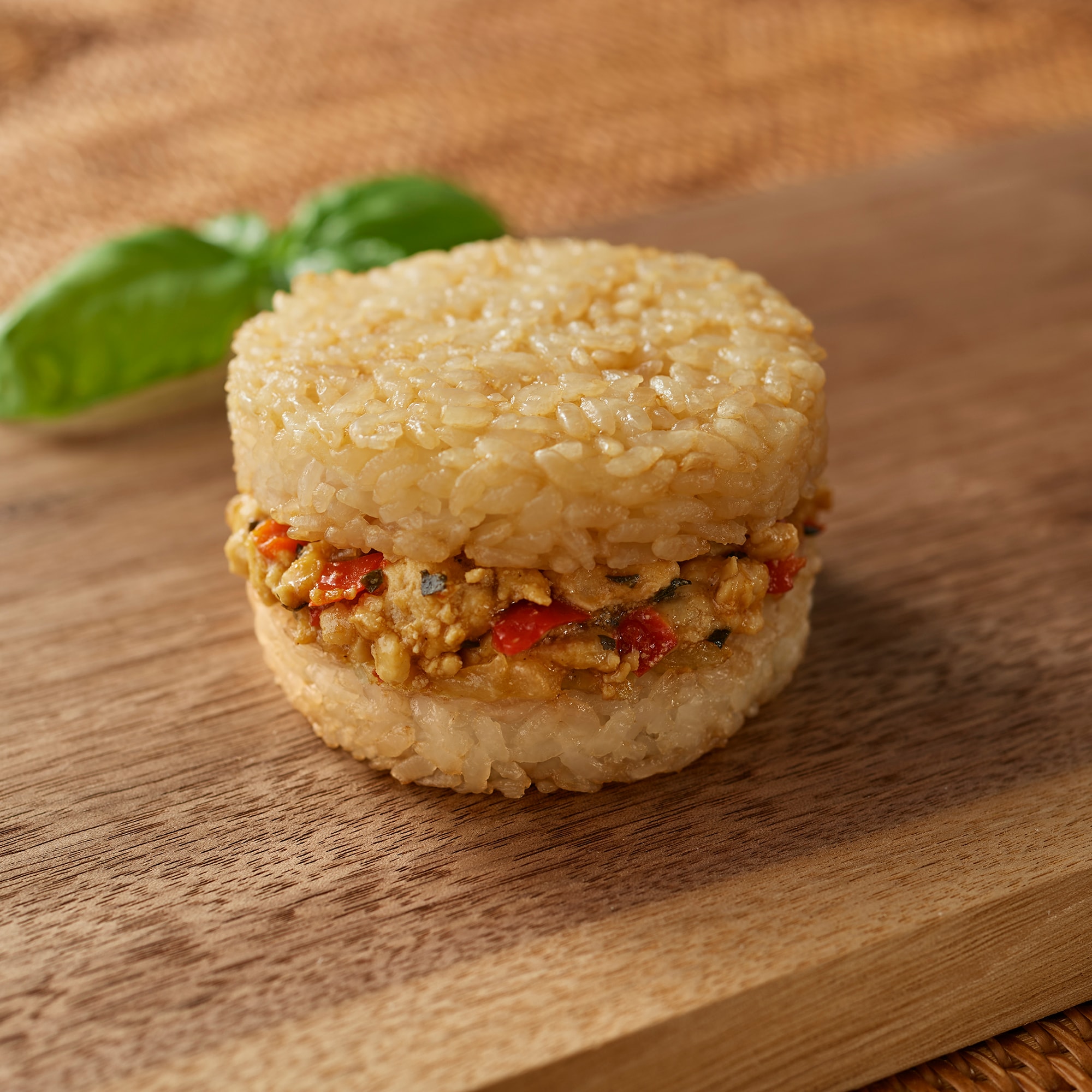 ライスバーガー　ガパオ