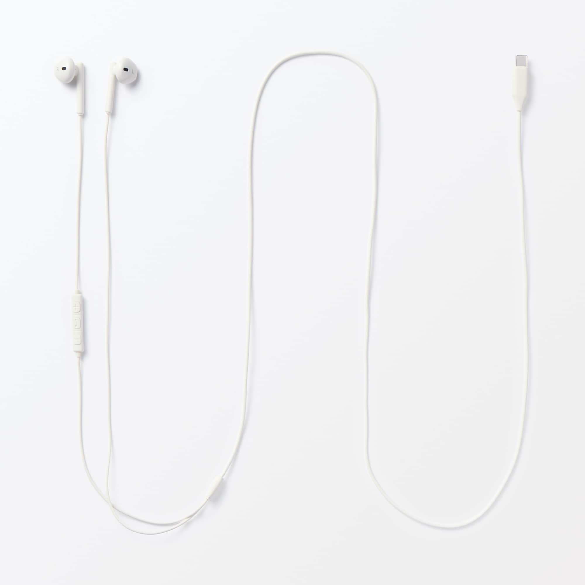 モバイルイヤホン　マイク付／ＵＳＢ－Ｃタイプ　