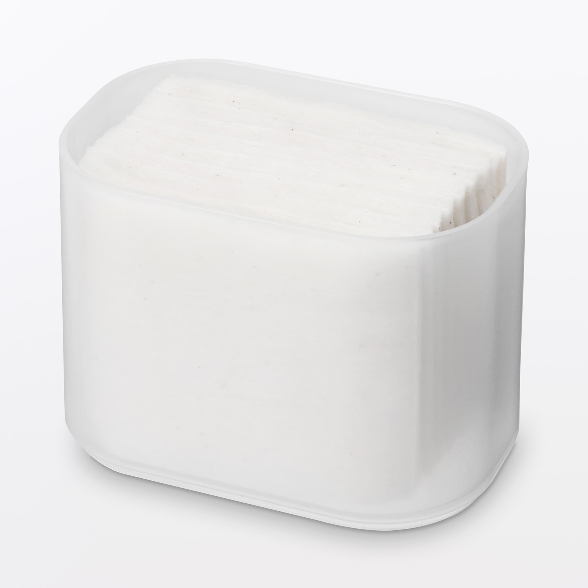 再生ポリプロピレン入りコットン　綿棒ケース