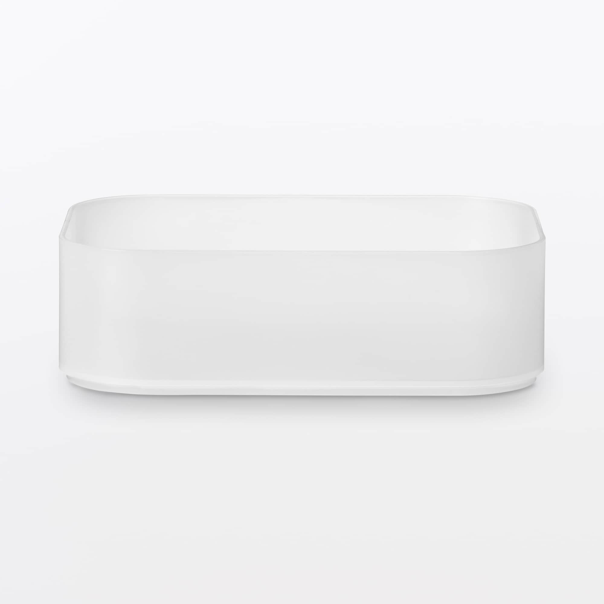 再生ポリプロピレン入りメイクボックス　１／４横ハーフ