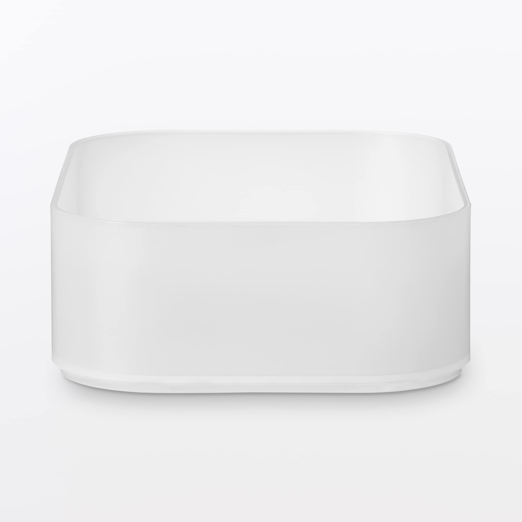 再生ポリプロピレン入りメイクボックス　１／４横ハーフ