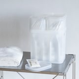 再生ポリプロピレン入りメイクボックス　１／２横ハーフ