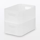 再生ポリプロピレン入りメイクボックス　１／２