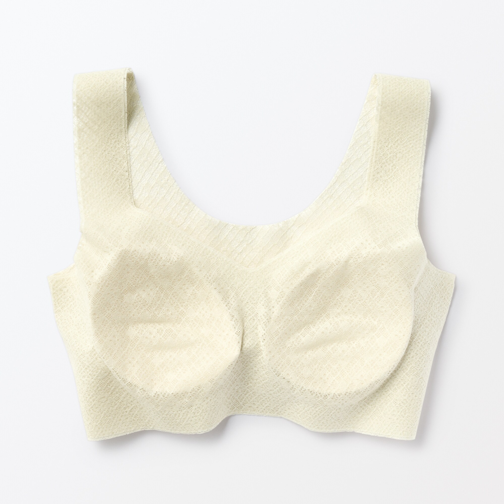 婦人 ひびきにくい レース ハーフトップブラジャー | 無印良品