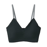 婦人　肌あたりがやさしいリブブラジャー