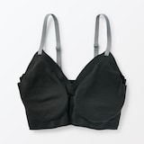 婦人　肌あたりがやさしいリブブラジャー