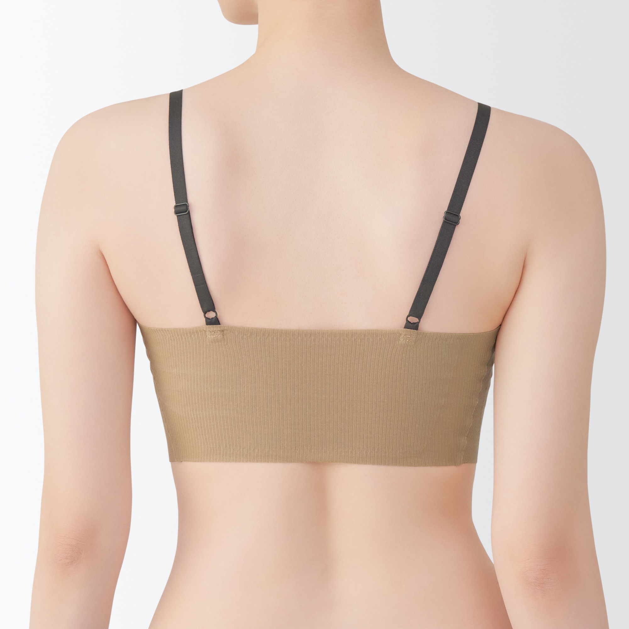 婦人　肌あたりがやさしいリブブラジャー