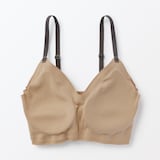 婦人　肌あたりがやさしいリブブラジャー