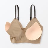 婦人　肌あたりがやさしいリブブラジャー