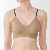 婦人　肌あたりがやさしいリブブラジャー