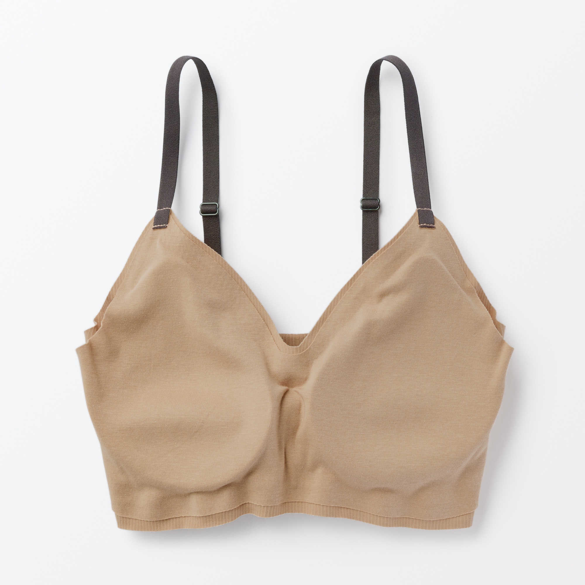 婦人　肌あたりがやさしいリブブラジャー