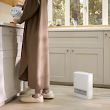 温風がすぐに出る　セラミックファンヒーター