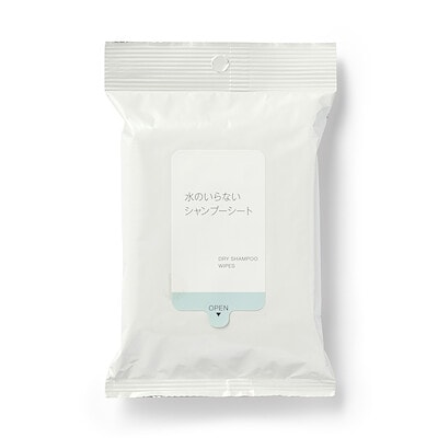 水のいらないシャンプーシート　１２枚／約２５０×２００ｍｍ
