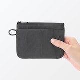 リンクルナイロン　フラットポーチ