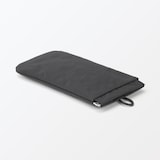 リンクルナイロン　片手で開くフラットポーチ