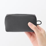 リンクルナイロン　大きく開くポーチ