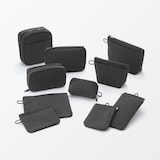 リンクルナイロン　大きく開くポーチ