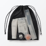 ポリエステルメッシュ巾着　ダブルタイプ