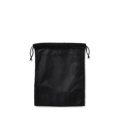 【Ｓ】ポリエステルメッシュ巾着　ダブルタイプ　約２０×２５×１０ｃｍ