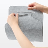 消臭機能付き　くりかえし使える除湿シート　ハンガー用