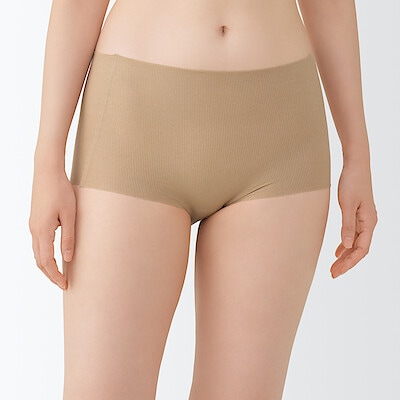 婦人　肌あたりがやさしいリブショーツ