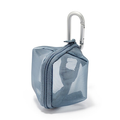 ナイロンメッシュ　コンパクトポーチ　約７×６ｃｍ
