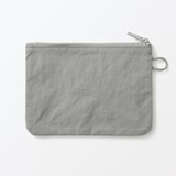 リンクルナイロン　フラットポーチ