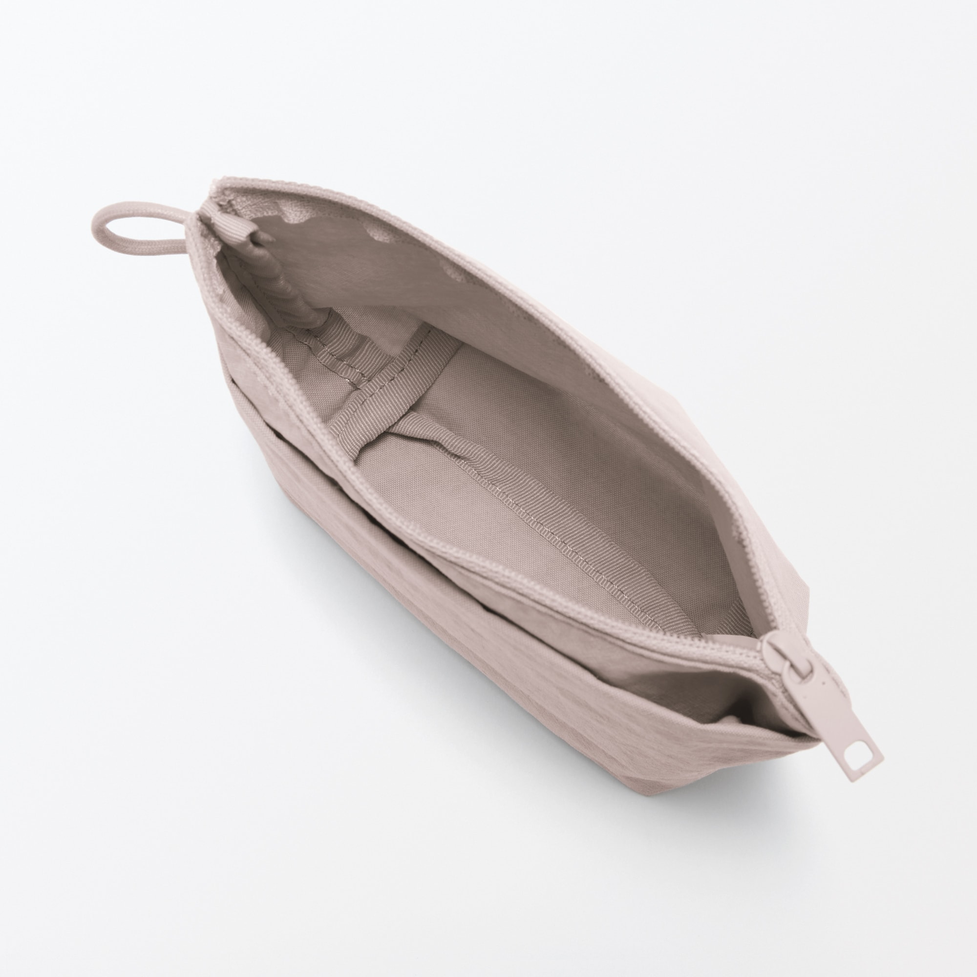 リンクルナイロン　マチ付きポーチ