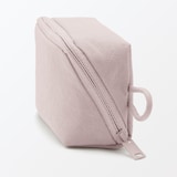 リンクルナイロン　大きく開くポーチ