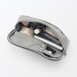 リンクルナイロン　大きく開くポーチ