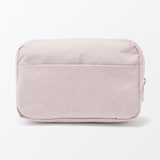 リンクルナイロン　大きく開くポーチ