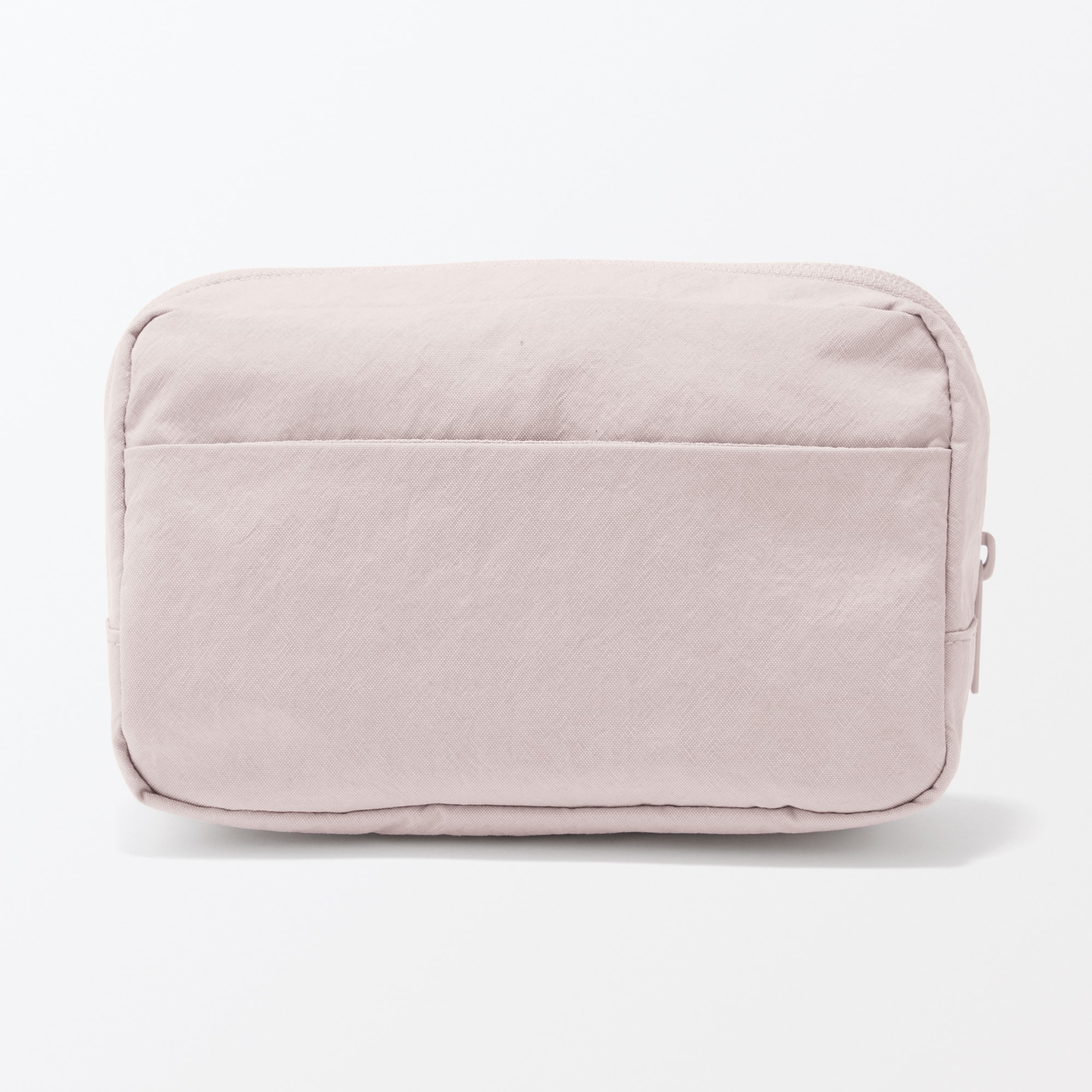 リンクルナイロン　大きく開くポーチ