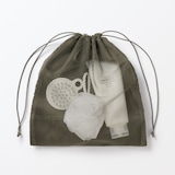 ポリエステルメッシュ巾着　ダブルタイプ